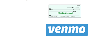 Payments Accepted - Cash, Check, Credit/Debit Cards